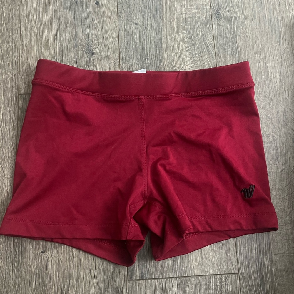 Varsity Red Bloomer Shorts